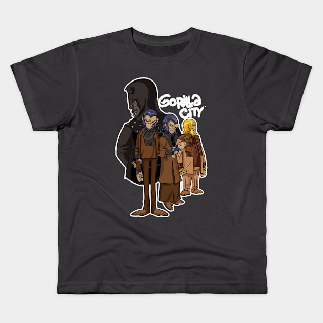 Gorilla City Kids T-Shirt by JoeBoy101